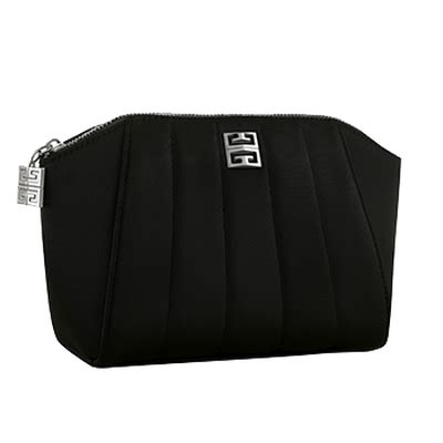 givenchy black and white striped purse|givenchy iconic black pouch.